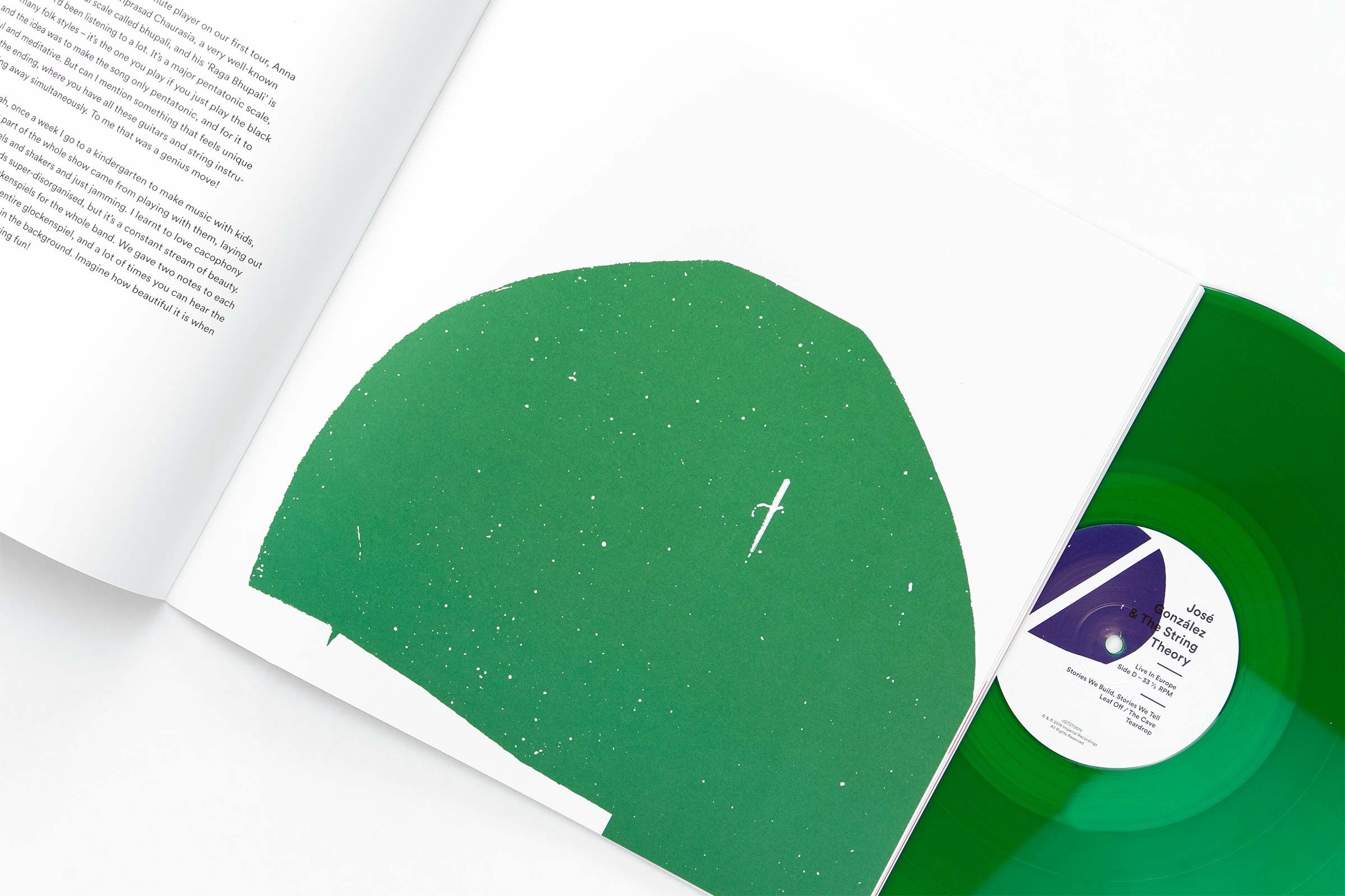 José Gonzalez and The String Theory Green Transparent Vinyl