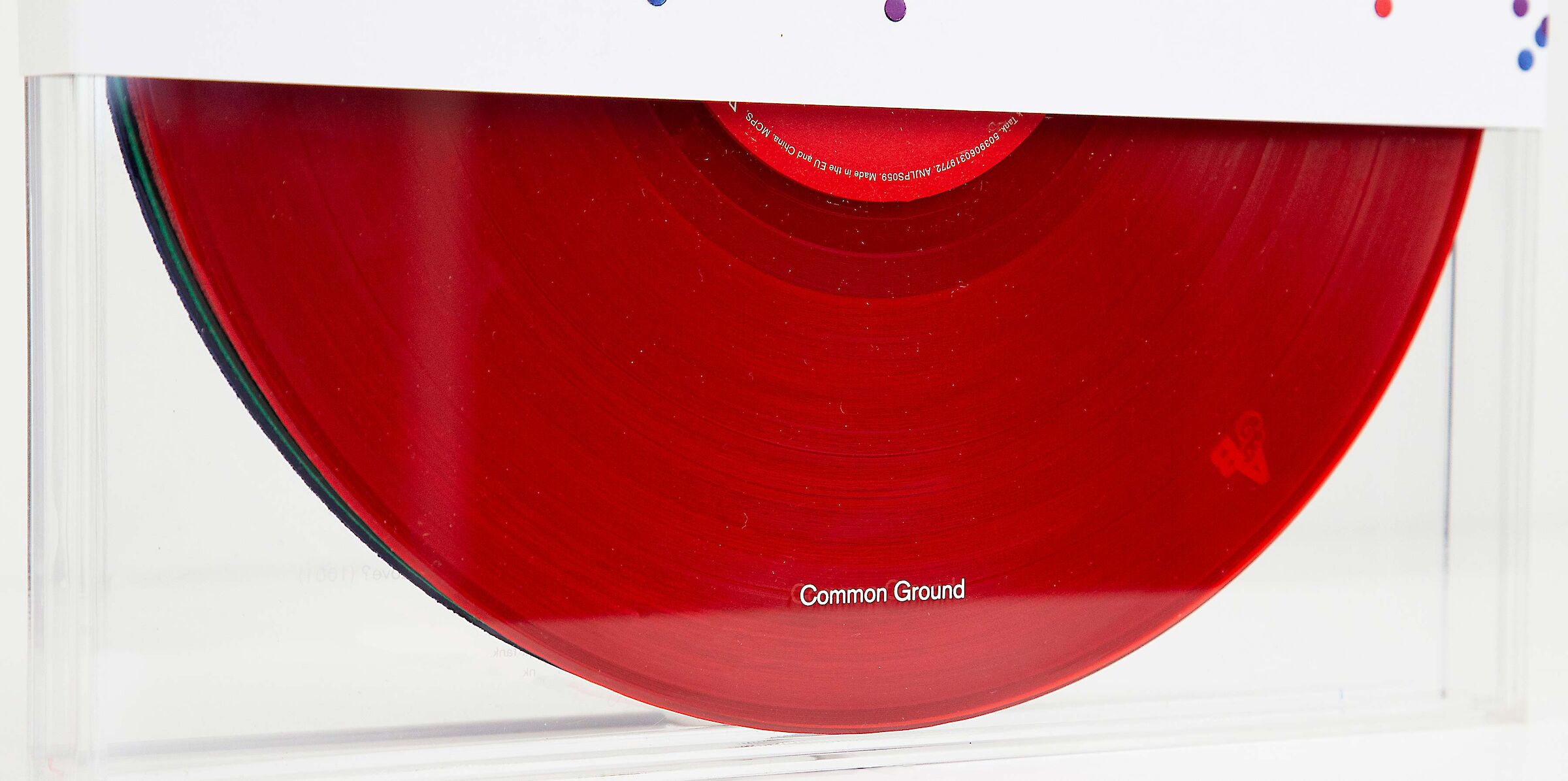 Above and Beyond Common Ground Limited Edition twelve inch boxset with printed, laminated, foiled and debossed belly band