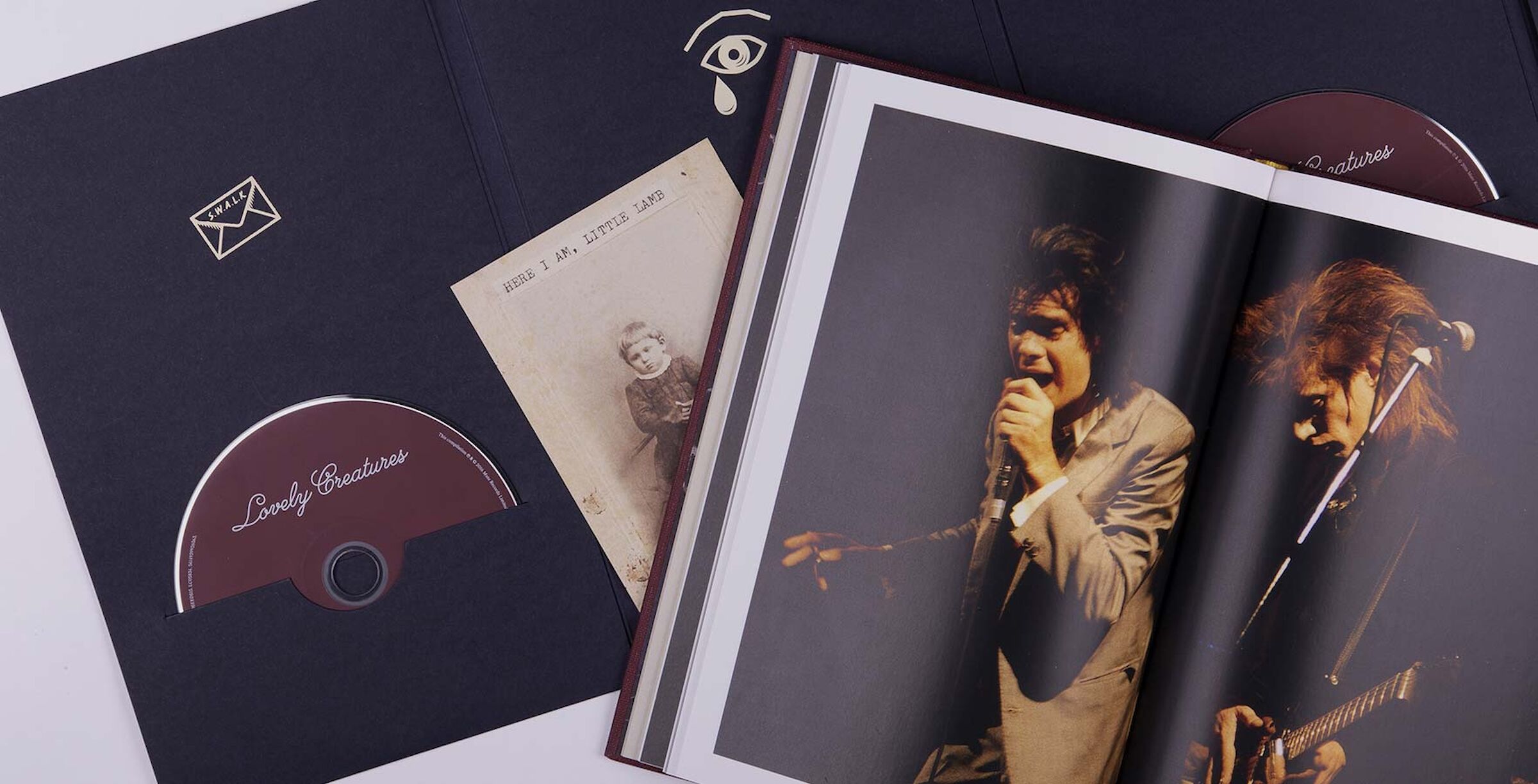 Nick Cave and The Bad Seeds - Lovely Creatures Deluxe Edition casebound book and CDs