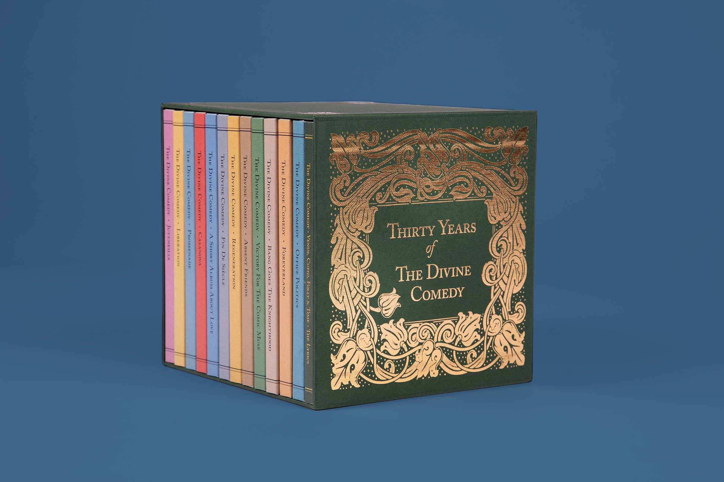 The Divine Comedy Venus, Cupid, Folly and Time Anniversary Edition with Rigid outer box, wrapped with green cloth-effect