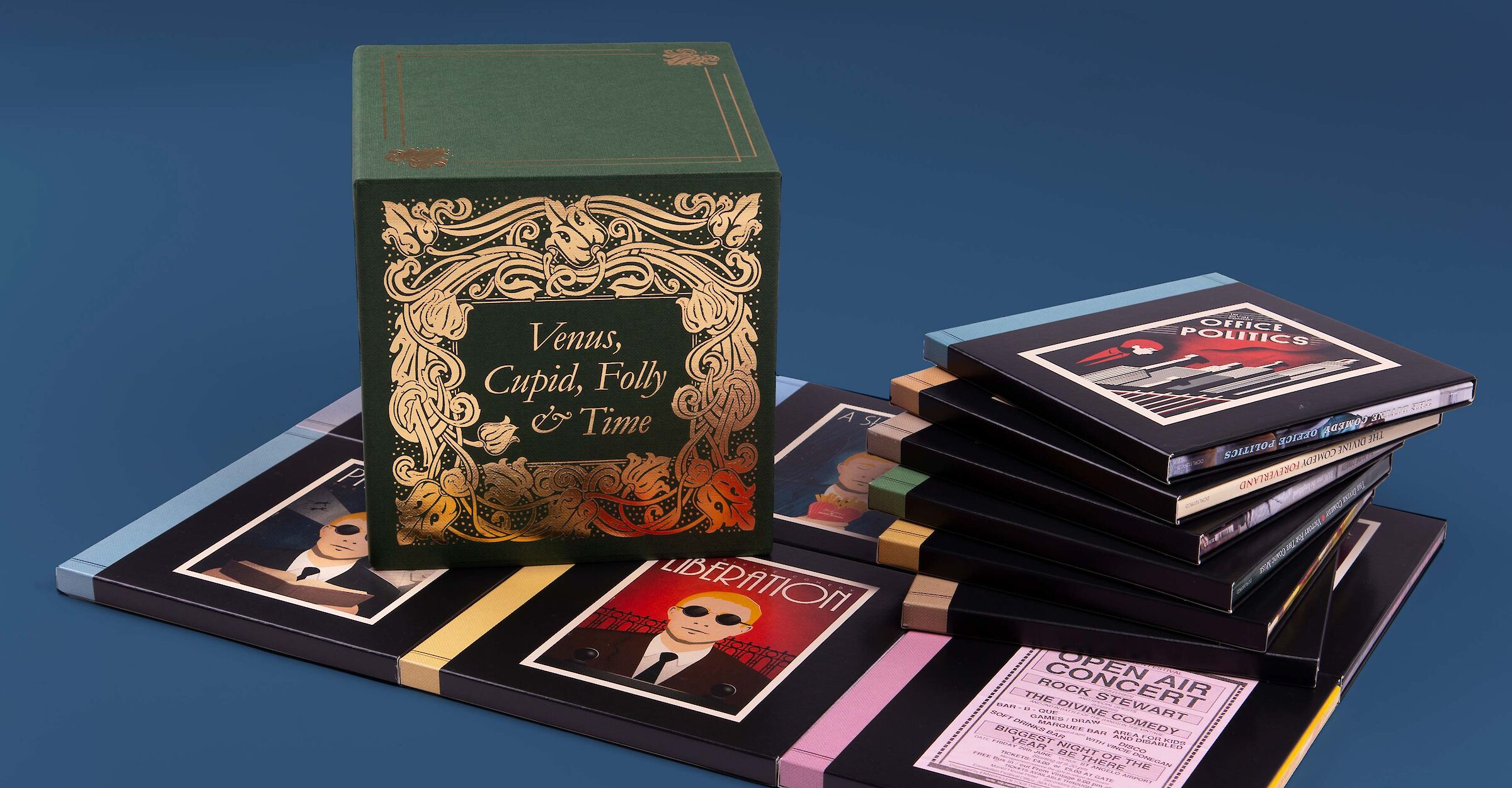 The Divine Comedy Venus, Cupid, Folly and Time limited-edition boxset with 112 page perfect bound lyric book