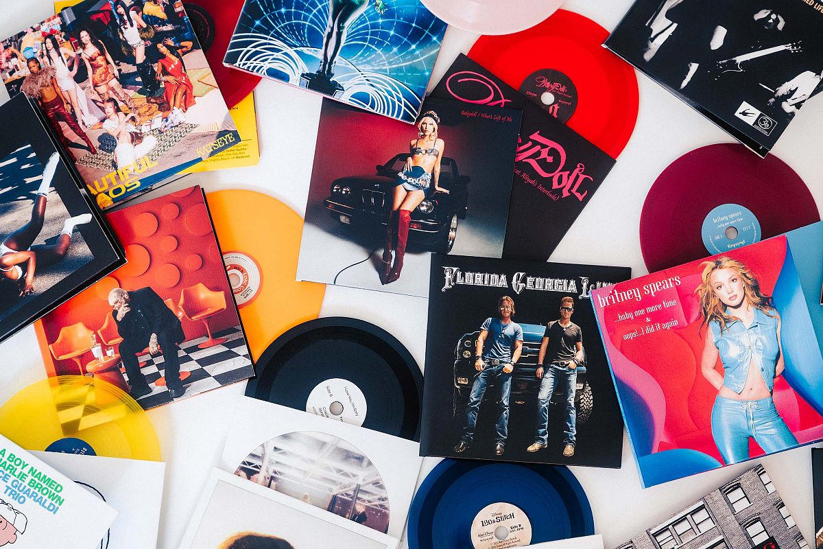 Tiny Vinyl 4" records available from Key Production